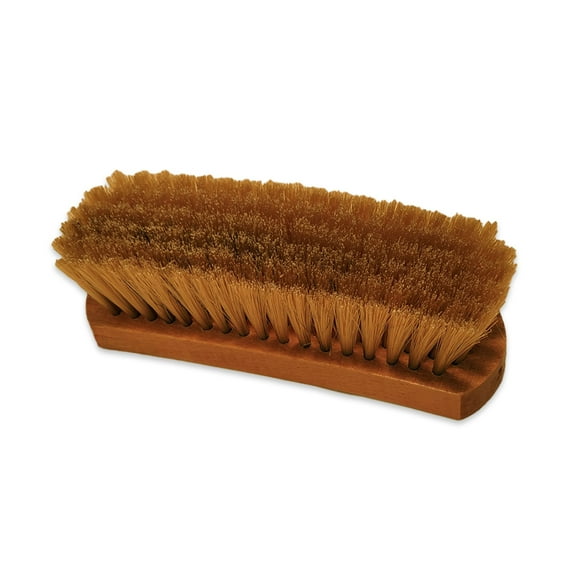 Beliz Imports Shoe Shine Brush - Natural Color Hair (for Light Shoes) - Light Brown