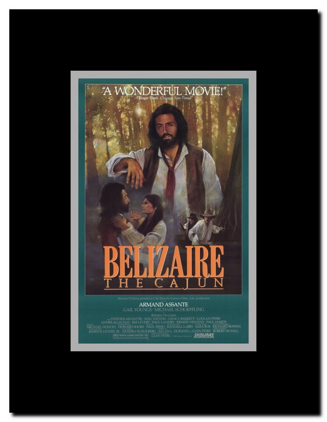Belizaire the Cajun Framed Movie Poster