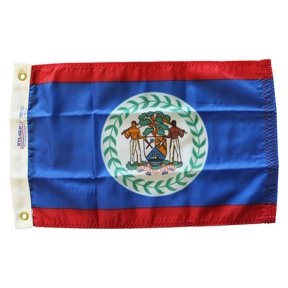Belize - 12"X18" Nylon Flag