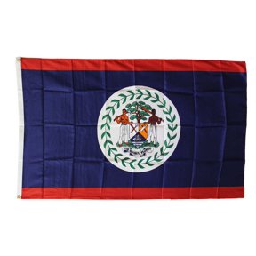 Belize - 3'X5' Polyester Flag