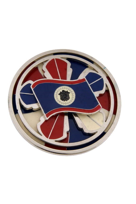 Belize Belt Buckle Central American Belizean Flag Spinners Metal Fashion Tattoo