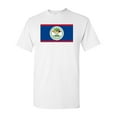 thumbnail image 1 of Belize Country Flag Adult DT T-Shirt Tee, 1 of 2
