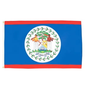 AZ Flag Belize Flag 2x3 ft Belizean 100D Polyester 2 Grommets 90x60 cm