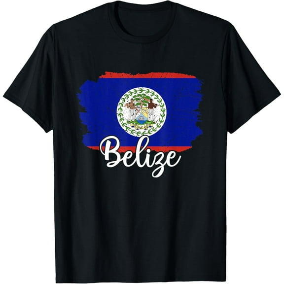 Belize Flag Men Women Kids Belize Country T-Shirt