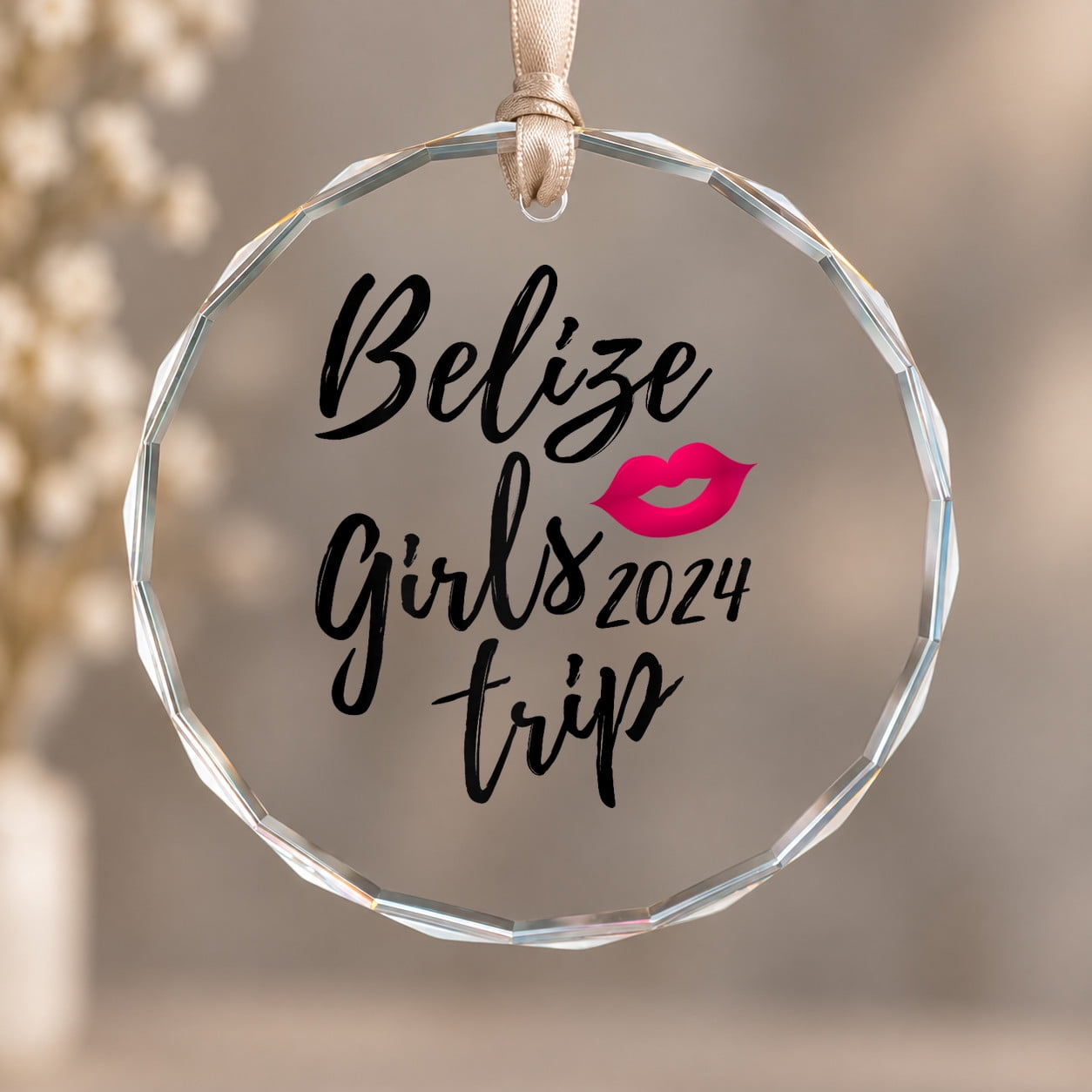Belize Girls Trip Fun Caribbean Vacation Group Theme Ornament, Hanging ...