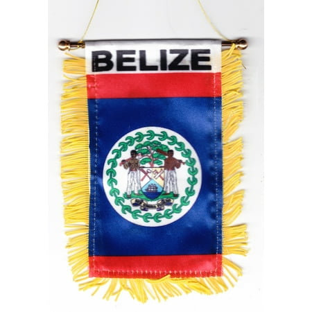 Belize Window Hanging Flag
