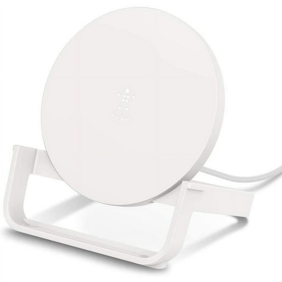 Belkin 10-Watt Boost Up Wireless Charging Stand for Qi Devices - White