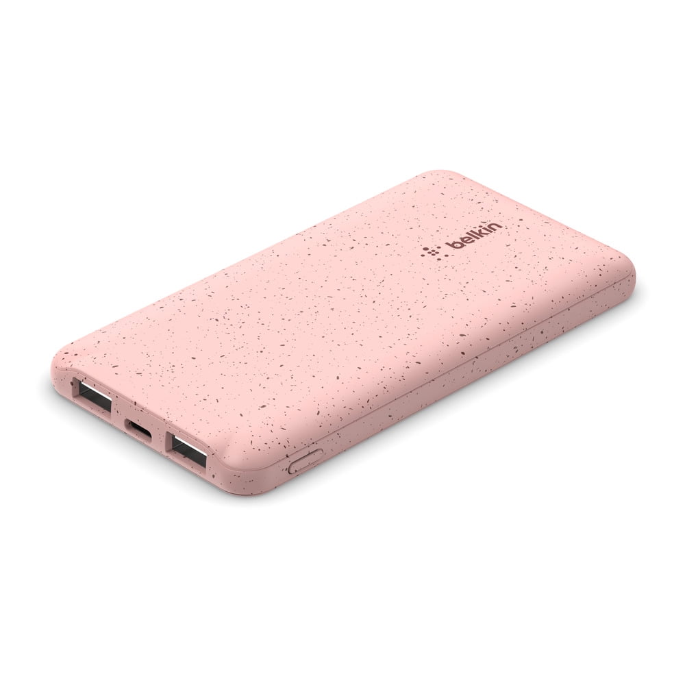pink belkin portable charger