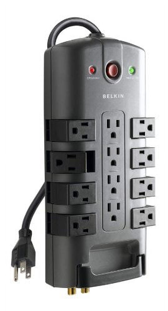 Belkin 12-Outlet Black Surge Protector with 8-Foot Cord