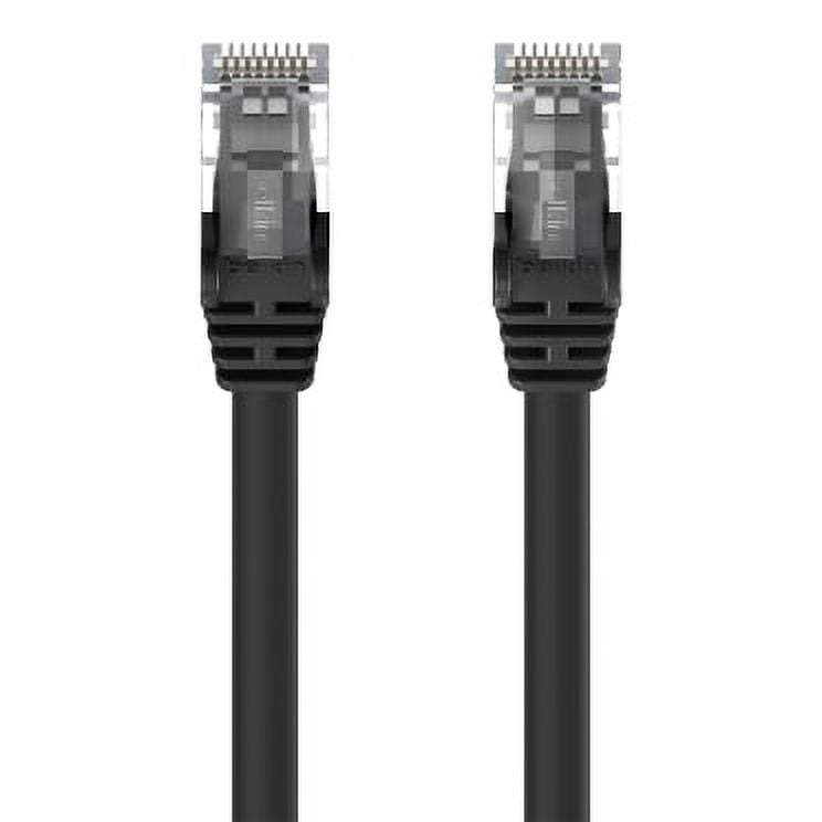 Belkin 2 ft Cat5e Ethernet Patch Cable Snagless RJ45 M/M A3L791-02-BLK-S Black