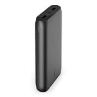 Belkin Portable Power Bank Charger 20K (Portable Charger Battery Pack w/Dual USB Ports, 20000mAh Capacity) for iPhone, iPad, AirPods and More, Black (BPB003btBK)