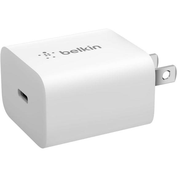 Belkin 20W Wall Charger, USB-C Charger Block, Fast Charging Block for iPhone 16, 16 Plus, 16 Pro, 16 Pro Max, 15, 15 Pro, 15 Pro Max, 14, 14 Pro, 14 Pro Max, Galaxy S24, iPad, AirPods & More - 1-Pack