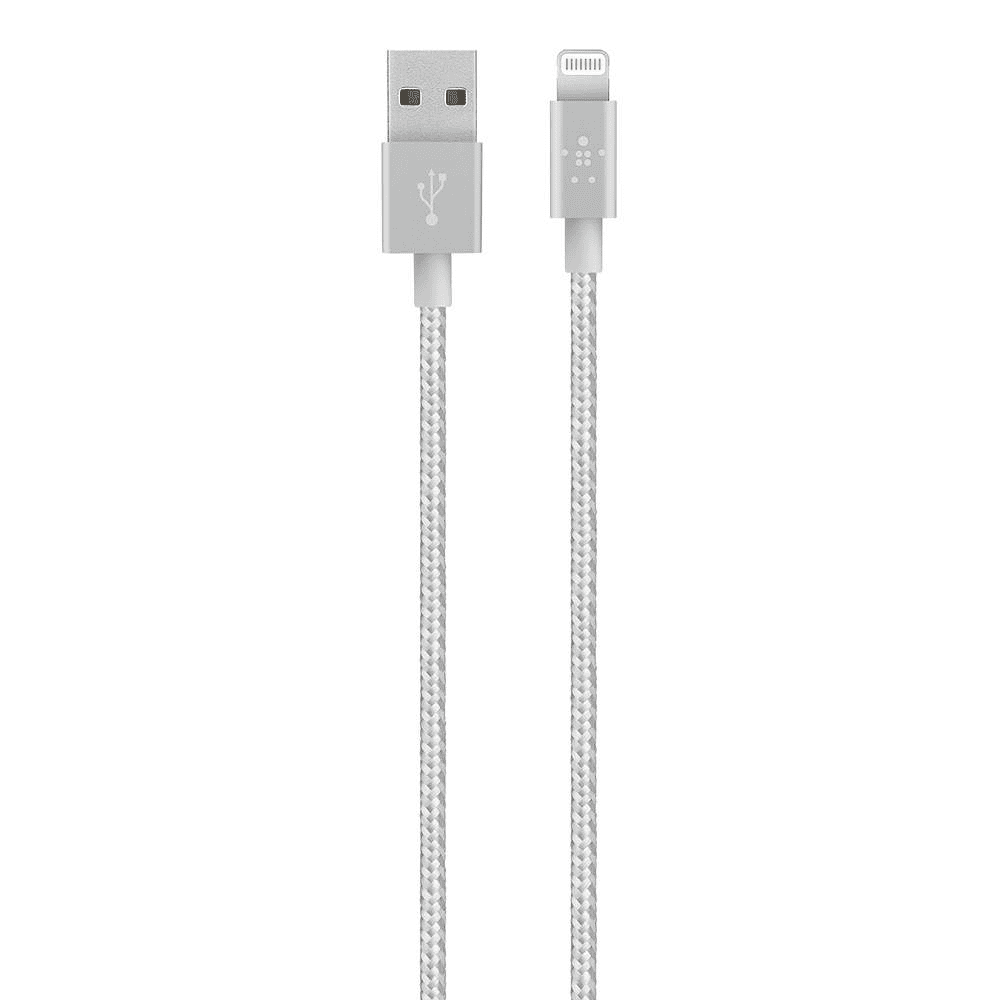 Belkin 4ft. MIXIT Metallic Lightning to USB Cable, Silver