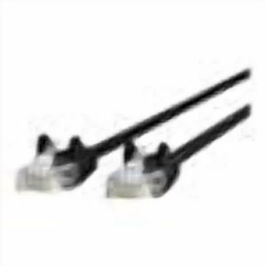 Belkin 50ft CAT6 Ethernet Patch Cable Snagless RJ45 M/M Black - patch cable - 50 ft - black - B2B