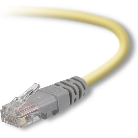 Belkin 6-Foot CAT5e Crossover Networking Cable (Yellow)
