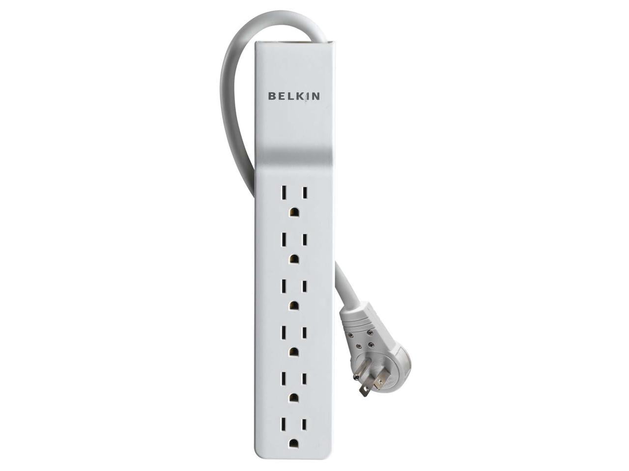 Belkin 6-Outlet Home/Office Surge Protector with Rotating Plug, 6 ft. Cord