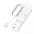 Belkin 8Outlet Surge Protector Power Strip, WallMountable with 8 AC