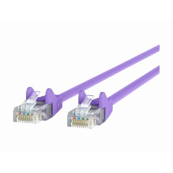 Belkin - Patch cable - RJ-45 (M) to RJ-45 (M) - 3 m - UTP - CAT 5e - booted, snagless - purple - for Omniview SMB 1x16, SMB 1x8; OmniView IP 5000HQ; OmniView SMB CAT5 KVM Switch