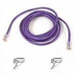 Belkin 25ft CAT5E Purple Patch Cord Snagless