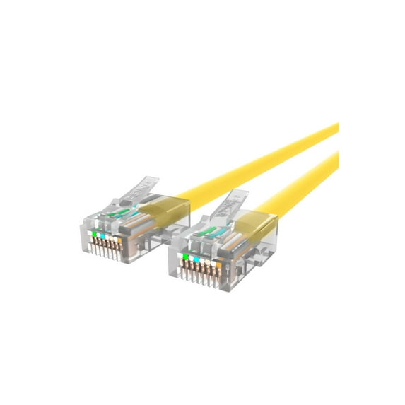 Belkin - Patch cable - RJ-45 (M) to RJ-45 (M) - 25 ft - UTP - CAT 5e - yellow - for Omniview SMB 1x16, SMB 1x8; OmniView SMB CAT5 KVM Switch