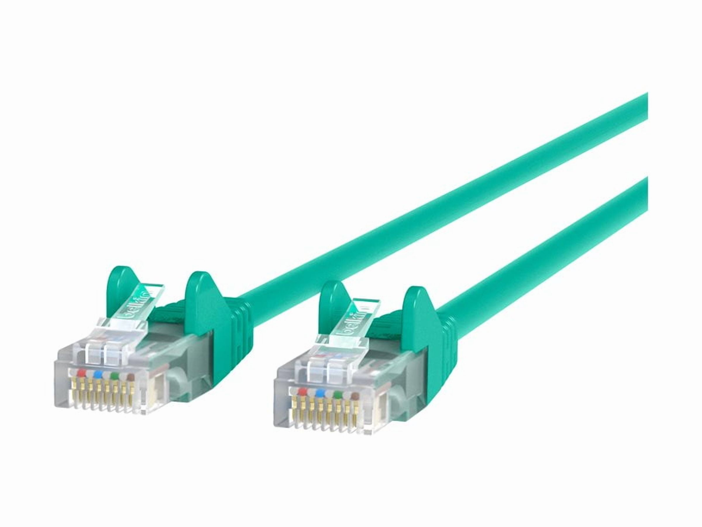 Belkin - Patch cable - RJ-45 (M) to RJ-45 (M) - 2.1 m - UTP - CAT 5e - snagless - green - for Omniview SMB 1x16, SMB 1x8; OmniView SMB CAT5 KVM Switch
