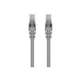 thumbnail image 1 of Belkin 25ft CAT5e Ethernet Patch Cable Snagless, RJ45, M/M, Gray - Patch cable - RJ-45 (M) to RJ-45 (M) - 25 ft - UTP - CAT 5e - snagless - gray - for Omniview SMB 1x16, SMB 1x8; OmniView SMB CAT5 KVM Switch, 1 of 8