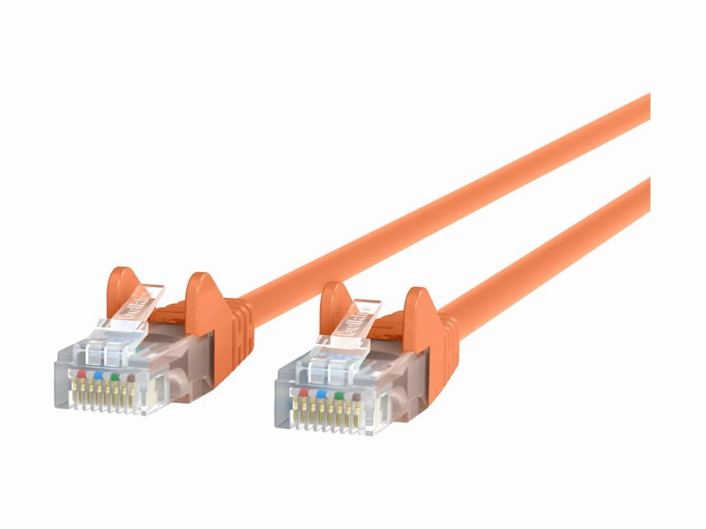 Belkin High Performance - Patch cable - RJ-45 (M) to RJ-45 (M) - 1.2 m - UTP - CAT 6 - molded, snagless - orange - for Omniview SMB 1x16, SMB 1x8; OmniView SMB CAT5 KVM Switch