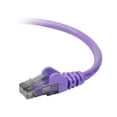 thumbnail image 1 of Belkin A3L980-05-PUR-S 5' CAT-6 RJ-45 Snagless Patch Cable Purple, 1 of 2