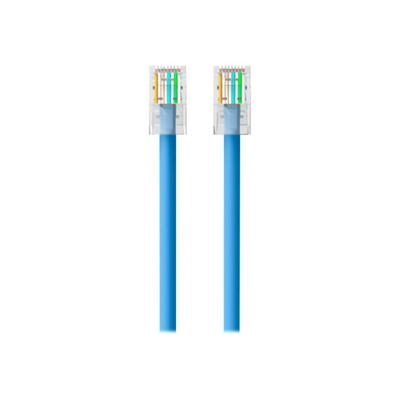 7IN CAT6 BLUE UTP SNAGLESS RJ45 M/M PATCH CABLE MOQ-20