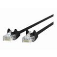 thumbnail image 1 of Belkin 20ft CAT6 Ethernet Patch Cable Snagless, RJ45, M/M, Black - Patch cable - RJ-45 (M) to RJ-45 (M) - 20 ft - UTP - CAT 6 - molded, snagless - black - for Omniview SMB 1x16, SMB 1x8; OmniView SMB CAT5 KVM Switch, 1 of 2