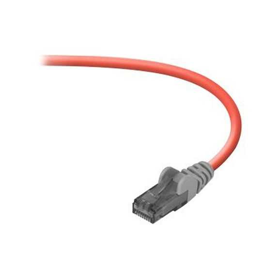 Belkin Cat5e Crossover Cable - RJ-45 Male Network - RJ-45 Male Network - 3ft - Red