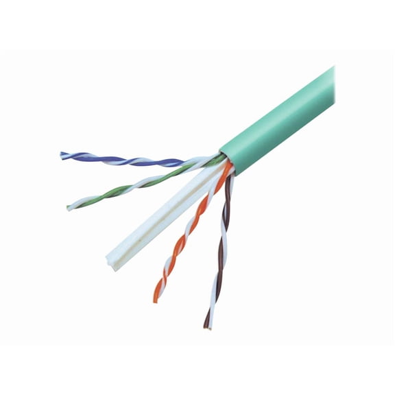 Belkin CAT6 Solid Bulk Cable, Plenum - 1000 ft Category 6 Network Cable for Network Device, ATM - Bare Wire - Bare Wire - 1.2 Gbit/s - 23 AWG - Purple - TAA Compliant