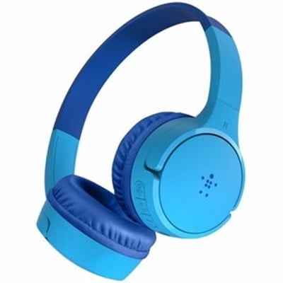 Belkin AUD002BTBLV3 On-Ear V3 Wireless Headphones for Kids BL