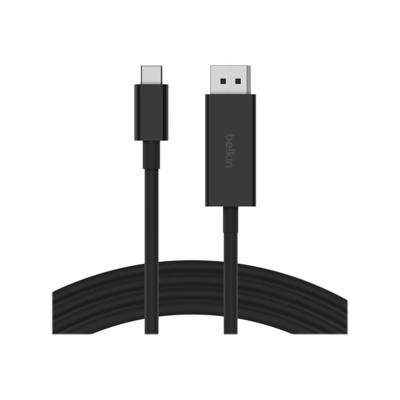 Belkin AVC014bt2MBK Black Connect USB-C to DisplayPort 1.4 Cable Male to Male