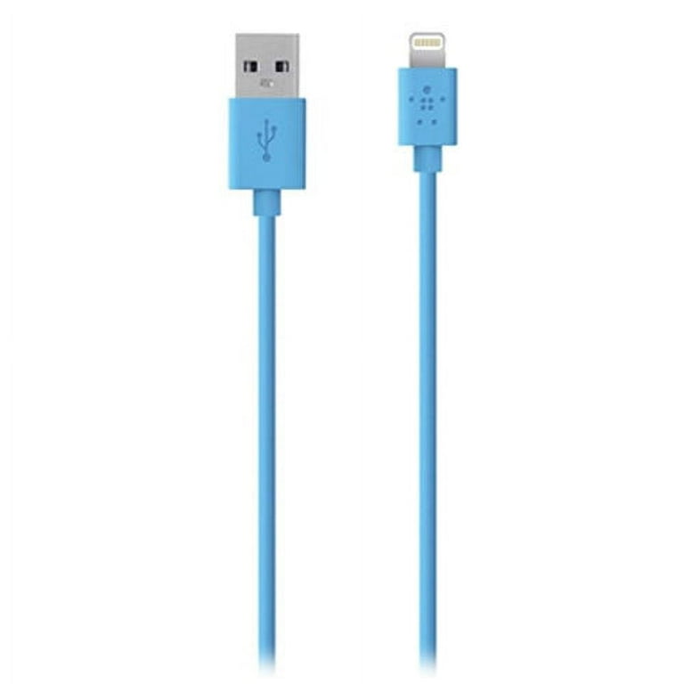 Belkin Apple Certified MIXIT Lightning to USB Cable, Feet (Blue - Main Image