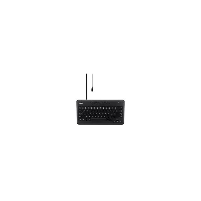 Belkin B2B124 USB Wired Keyboard for iPad with Lightning Connector Black