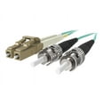 thumbnail image 1 of Belkin, BLKF2F402L010MG, 10GB Aqua Fiber Optic Cable, 1 Each, Aqua, 1 of 9