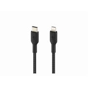Belkin BOOST CHARGE Braided USB-C to Lightning Cable 6.6 ft. Black CAA004BT2MBK