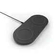 thumbnail image 1 of Belkin BOOSTCHARGE Dual Wireless Charging Pads, Charging up to 10W, Black, 1 of 3