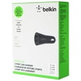 thumbnail image 1 of Belkin BOOSTUP 2-Port USB Type-A Car Charger, Black, 1 of 8