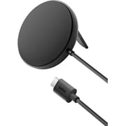 Belkin Magnetic Wireless Charging Pad 15W w/Pop-Up Stand - MagSafe-Compatible Qi2-Wireless Charger, Power Supply Not Included - Black