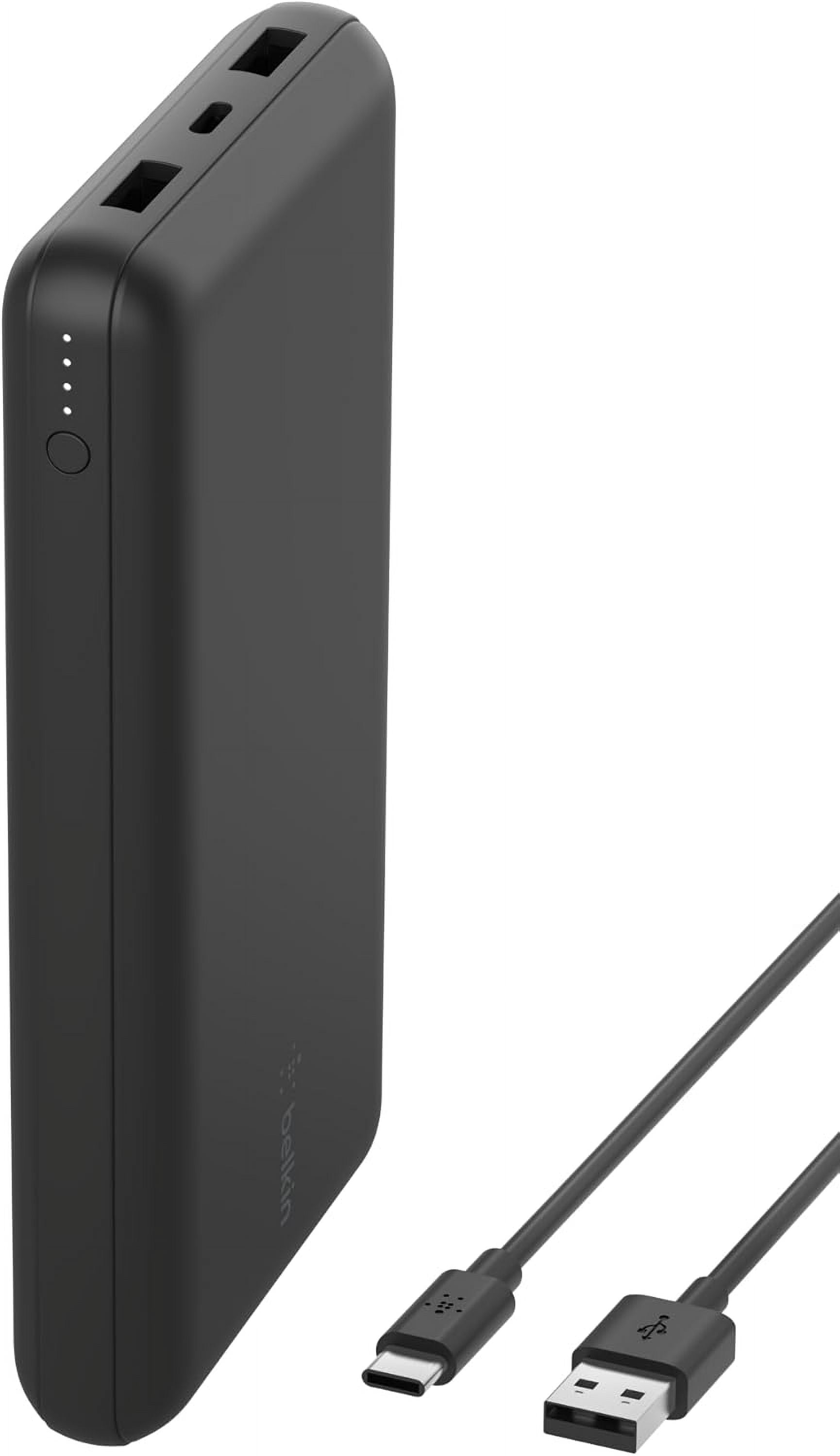 Belkin BoostCharge Batterie Externe 3 Ports Pour Ordinateur Portable (20K, Ports USB-C Et USB-A
