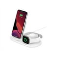 thumbnail image 1 of Belkin BoostCharge 3-in-1 Wireless Charger for Apple Devices, White, 1 of 8
