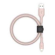 Belkin BoostCharge Braided Lightning Cable - 5FT - MFi Certified Apple iPhone Charger USB to Lightning Cable - iPhone Cable - iPhone Charger Cord - Apple Charger - USB Phone Charger - Rose Gold