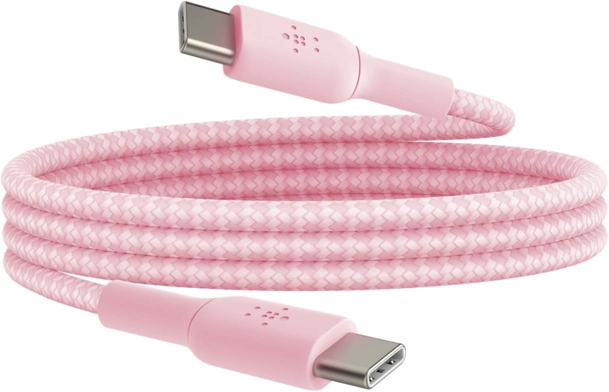 Belkin BoostCharge USB-C to USB-C Cable, 3.3ft, Nylon Braided, 60W Fast ...