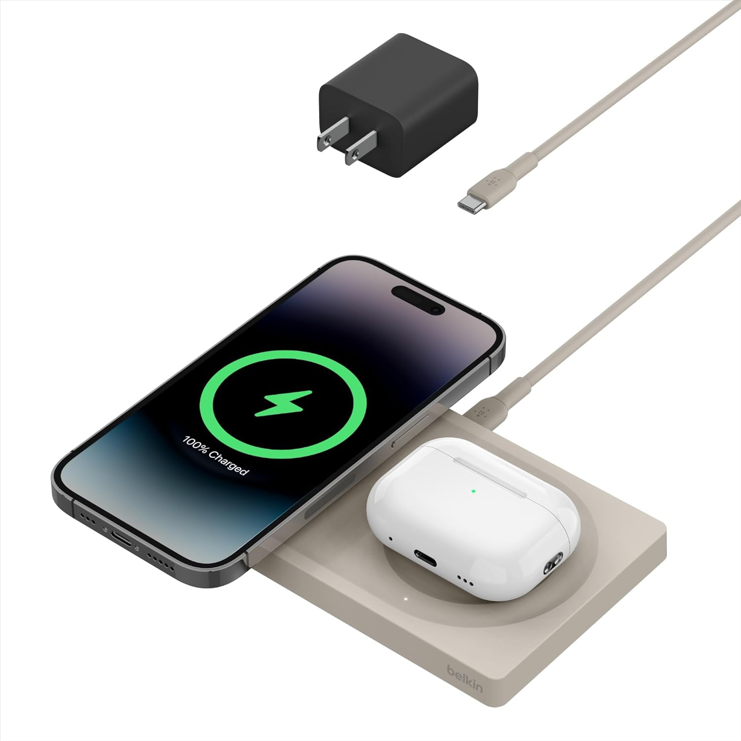 Belkin 2 in 1 wireless charger sale