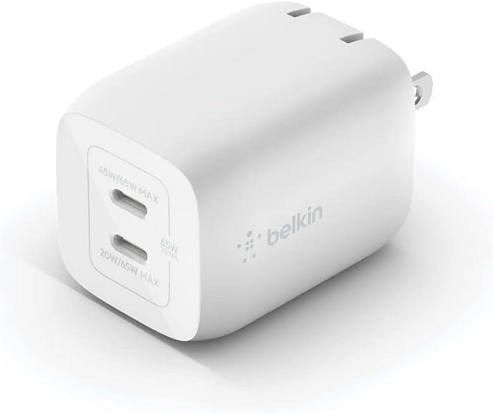 Belkin 65W USB-C Charger, Fast Charging for iPhone, iPad Pro Belkin 65W USB-C Charger, Fast Charging for iPhone, iPad Pro