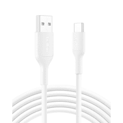 Belkin BoostCharge USB-A to USB-C Cable 2.0 9.9ft/3M Fast Charging & Sync Cable USB-A Charger Cable USB-C Phone Cable Eco Cable White