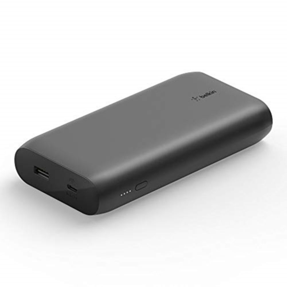Belkin BoostCharge USB-C PD 20k MAh Power Bank, Portable iPhone Charger, Battery Charger for iPhone 14, 13, 12, iPad Pro, Galaxy S23, S23 Ultra, S23+ & More with USB-C Cable Included - Black - image 1 of 9