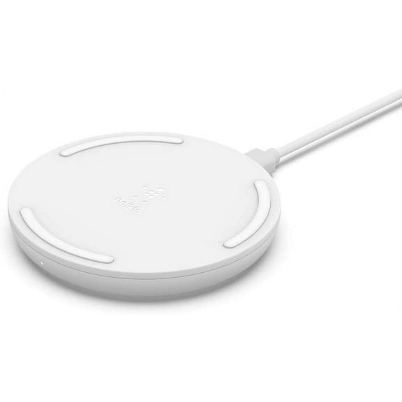 Open Box Belkin BoostCharge - Wireless charging pad + AC power adapter - 10 Watt - White